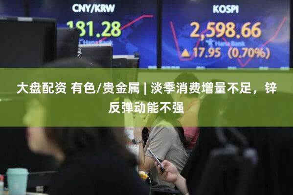 大盘配资 有色/贵金属 | 淡季消费增量不足，锌反弹动能不强