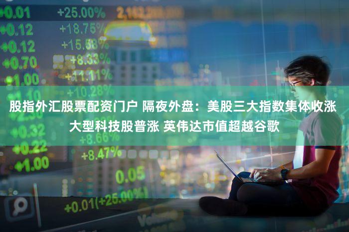 股指外汇股票配资门户 隔夜外盘：美股三大指数集体收涨 大型科技股普涨 英伟达市值超越谷歌