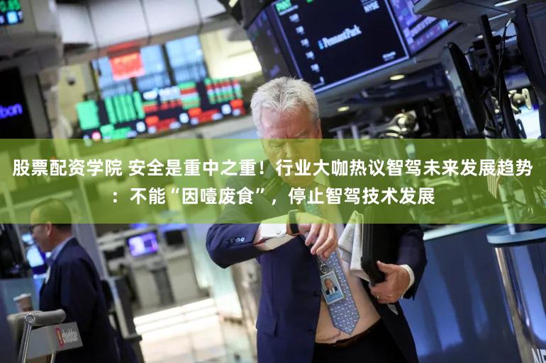 股票配资学院 安全是重中之重！行业大咖热议智驾未来发展趋势：不能“因噎废食”，停止智驾技术发展