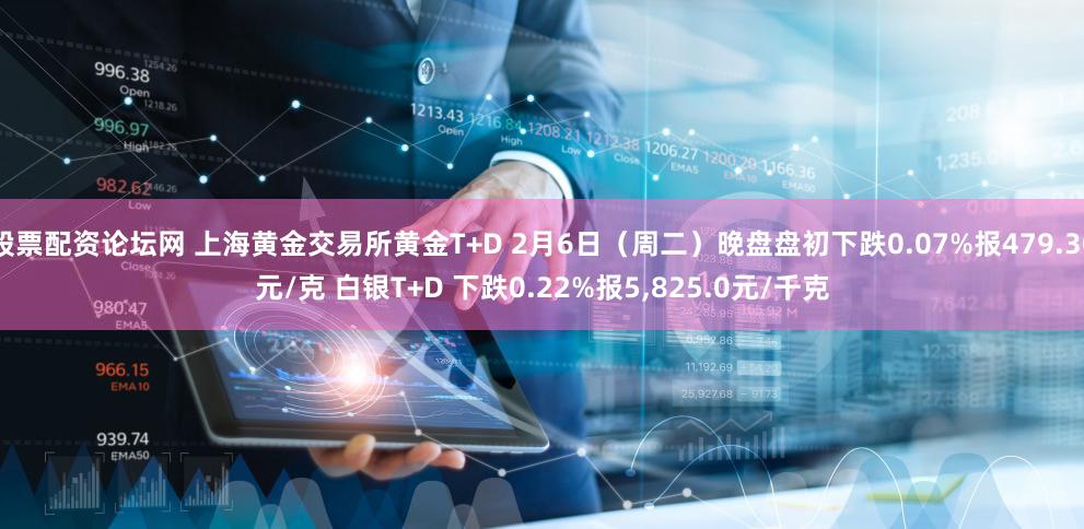 股票配资论坛网 上海黄金交易所黄金T+D 2月6日（周二）晚盘盘初下跌0.07%报479.30元/克 白银T+D 下跌0.22%报5,825.0元/千克