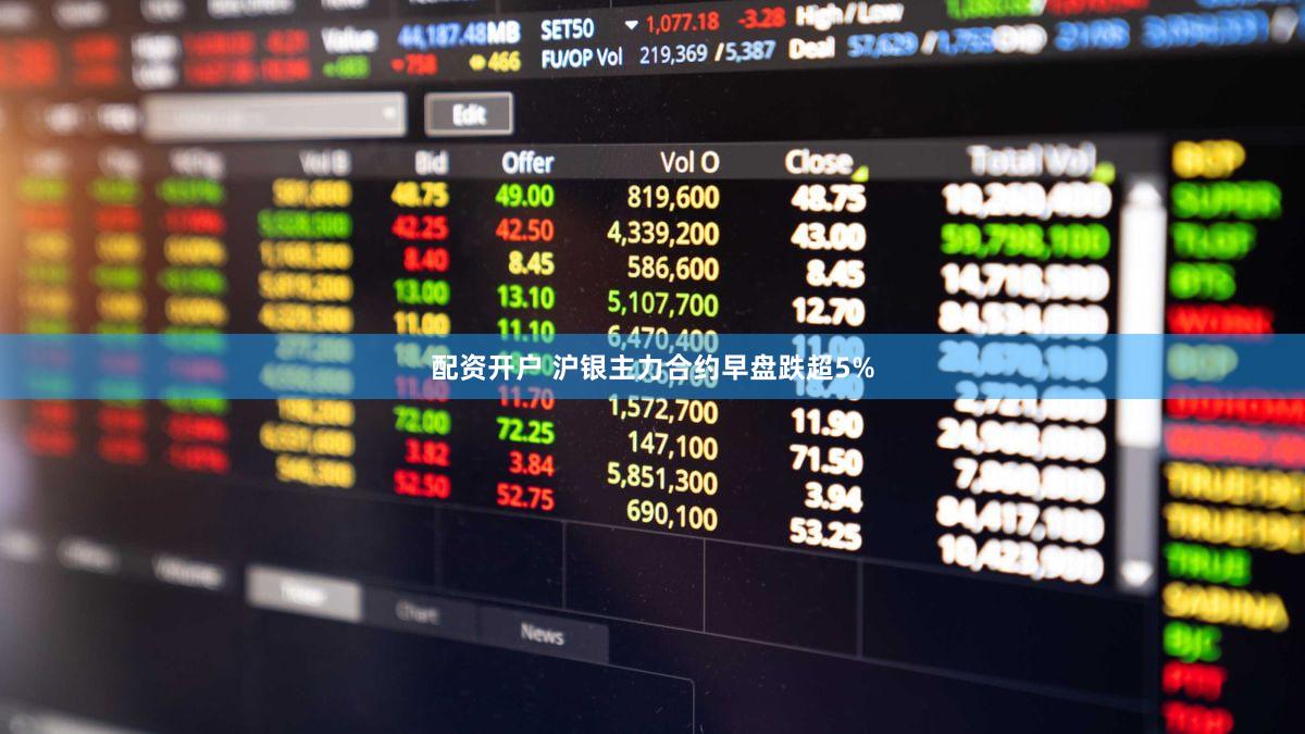 配资开户 沪银主力合约早盘跌超5%