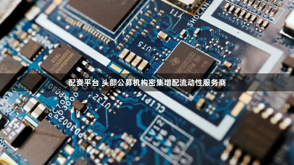 配资平台 头部公募机构密集增配流动性服务商