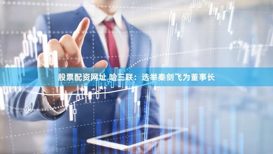 股票配资网址 哈三联：选举秦剑飞为董事长