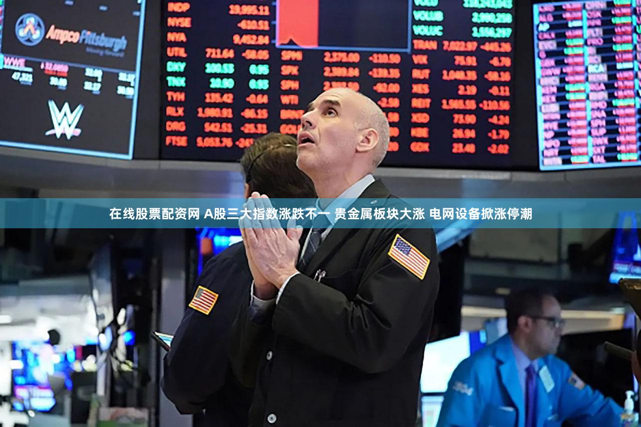 在线股票配资网 A股三大指数涨跌不一 贵金属板块大涨 电网设备掀涨停潮